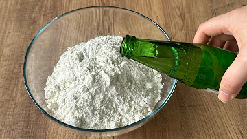 😱 Just flour and natural mineral water.❗️ Preparing this recipe is child's play.💯