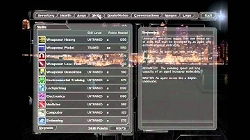 How to Start a New Game of Deus Ex with Extra Skill Points
