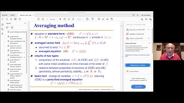 Jean Mawhin: Abstract averaging method and application to differential equations
