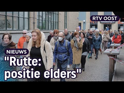 300 man loopt steunmars Pieter Omtzigt in Enschede | RTV Oost