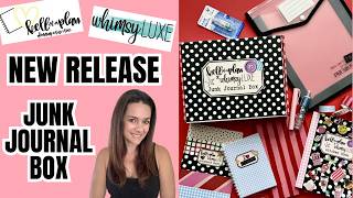 NEW RELEASE Flip Thru and Plan With Me [Junk Journal Box]