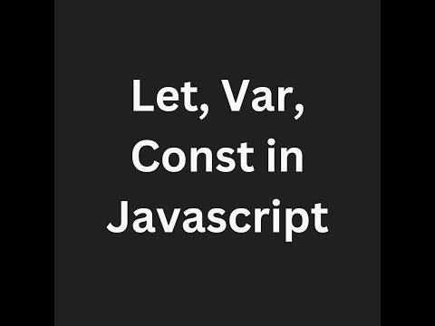 Understanding let. var and Const in Javascript in Nepali