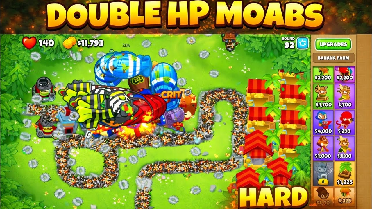 BTD6 -Monkey Meadows-Double HP Moabs 