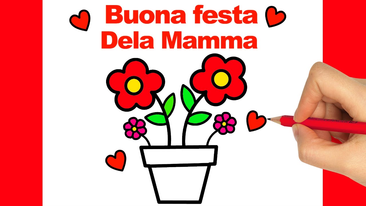 Preghiera Per La Festa Della Mamma COME FARE UNA CARTA PER LA FESTA DELLA MAMMA - DISEGNO DEL GIORNO DELLA