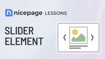 How to use the Slider Element in Nicepage?