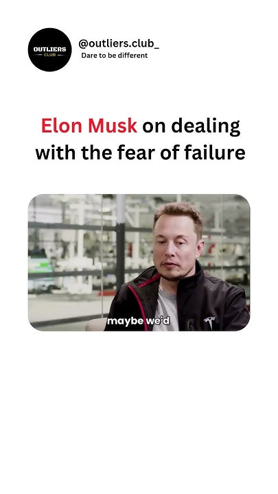 How I Deal with Fear of Failure | Elon Musk | Founder - Tesla, SpaceX