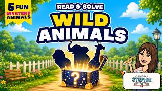 Guess 5 Wild Animals! | Easy Reading Clues for Kids