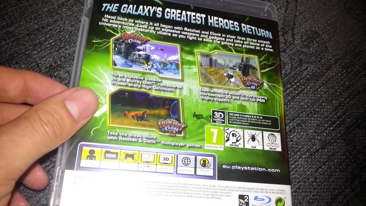 Ratchet And Clank Trilogy Collection Classic HD PS3 UNBOXING YouTube