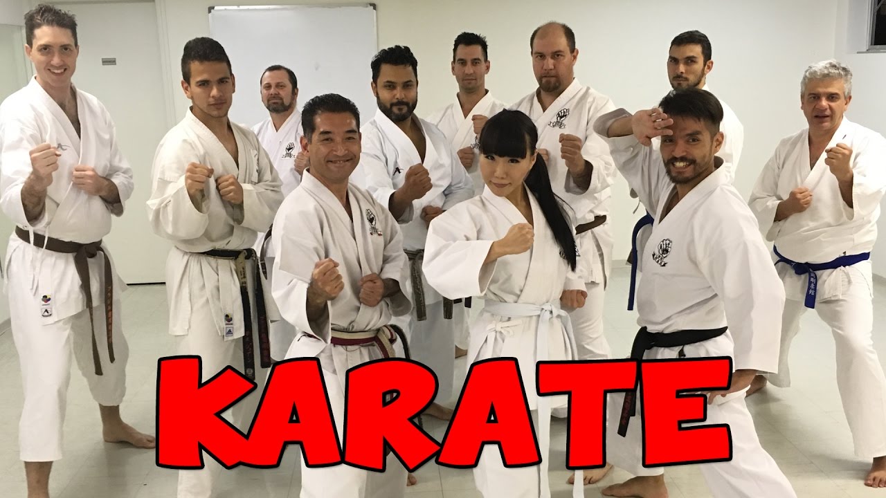 Aula De Karate No Brasil Youtube 