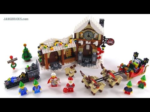 kvælende kapacitet Trunk bibliotek LEGO Creator 10245 Santa's Workshop 2014 set review! - YouTube