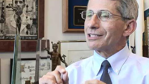 AIDS pioneer Fauci sees 'light at end of tunnel'