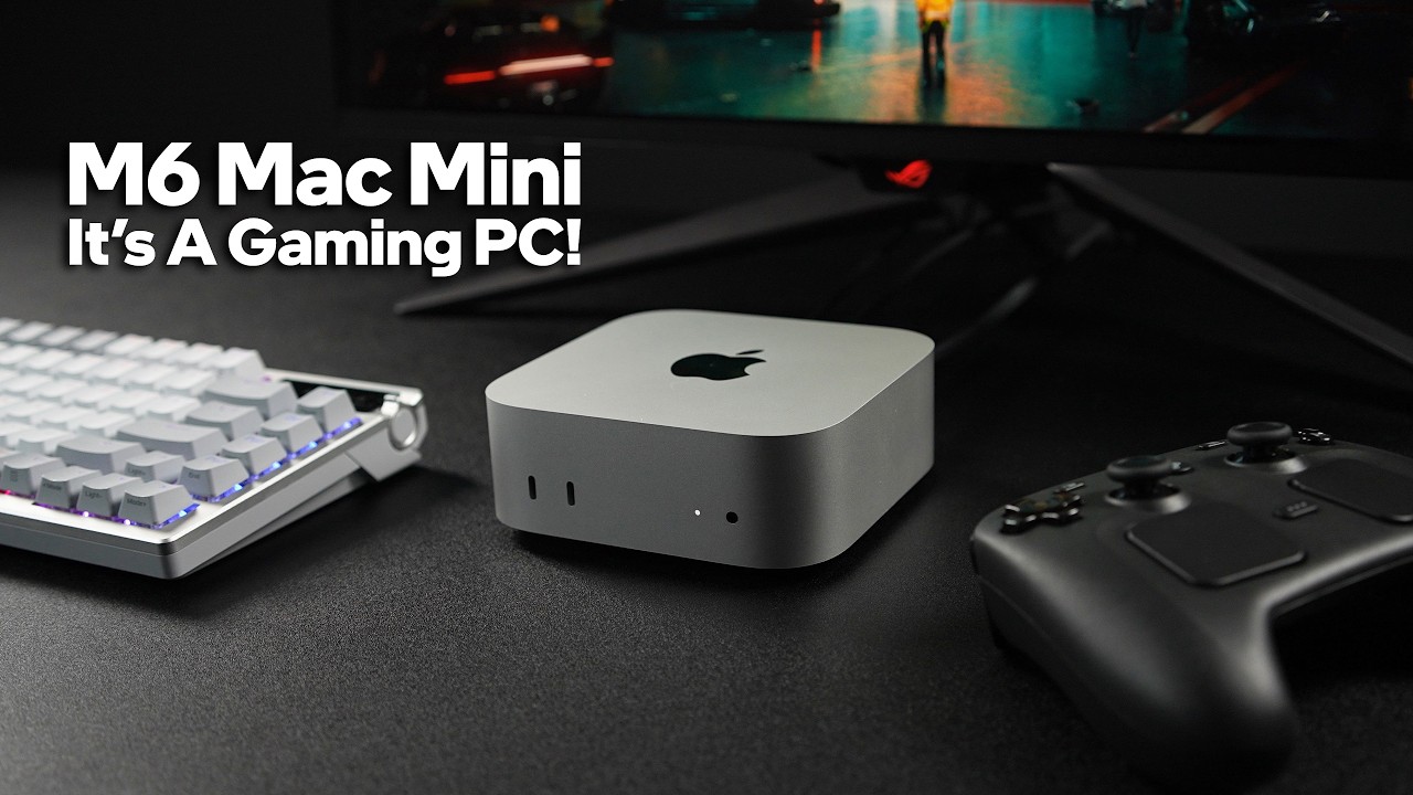 The New M6 Mac Mini Is Actually a Gaming PC!