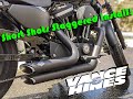 Vance & Hines Short Shots Staggered Install With Sound Comparison on a Sportster Iron 883  - Ep. 2