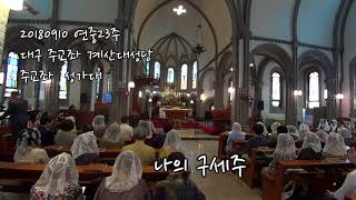 20180910계산성당 나의 구세주