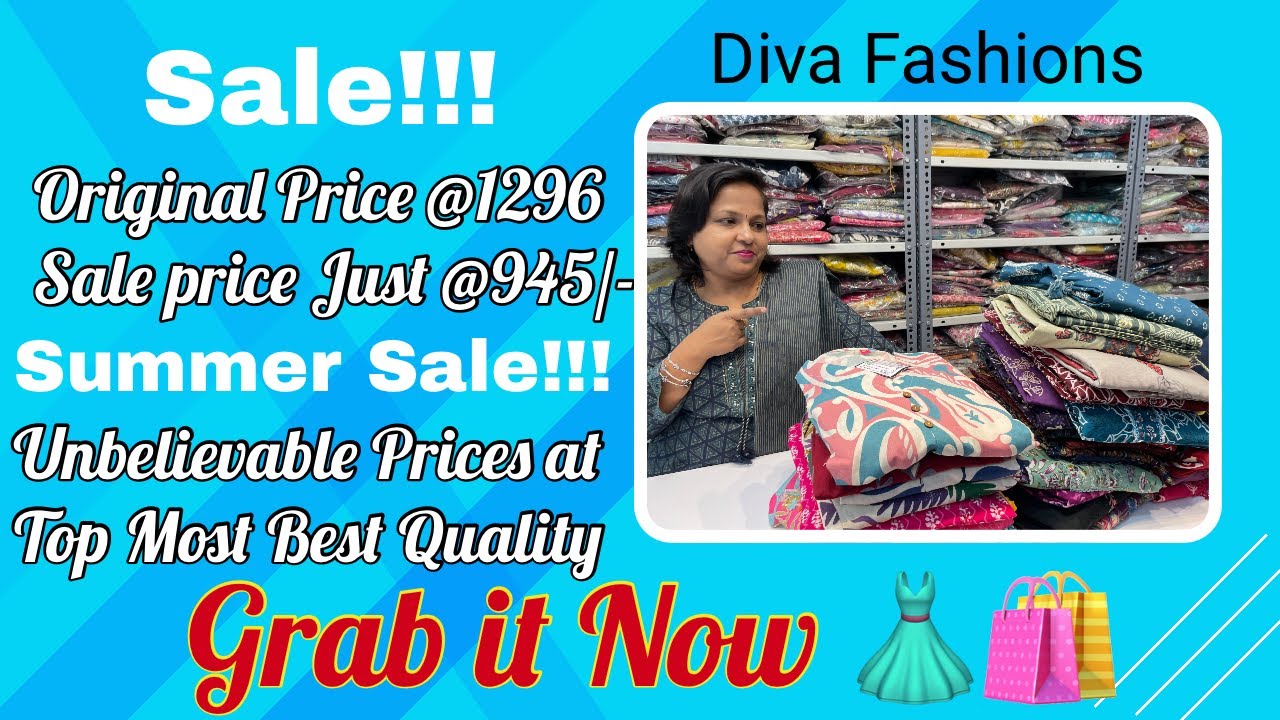 Diva Fashions : Summer Sale!!! 3pcs Just @945/- Top most best quality 