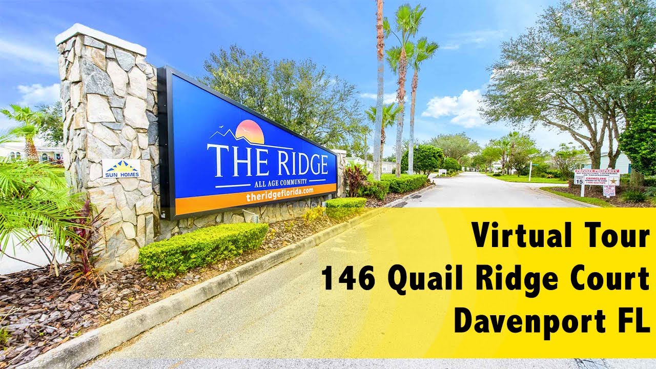 Virtual Tour of 146 Quail Ridge Court Davenport FL YouTube