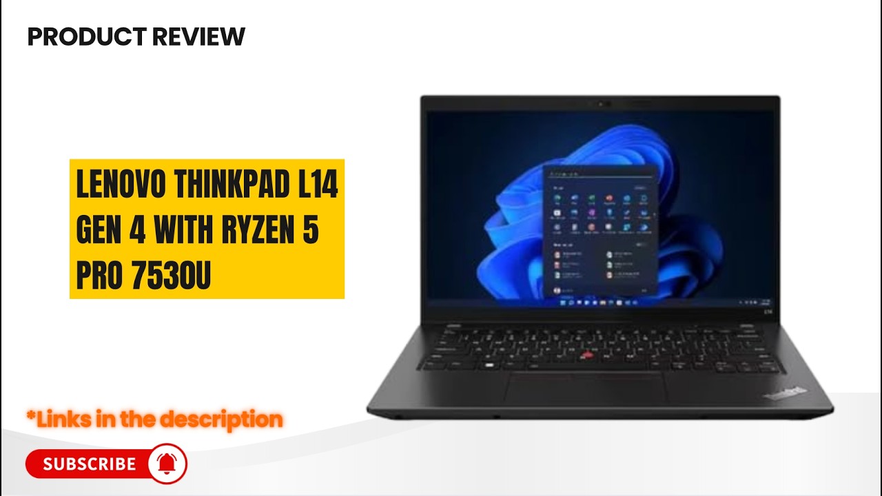 Lenovo ThinkPad L14 Gen 4 Review – Ryzen 5 PRO, 16GB RAM, 256GB