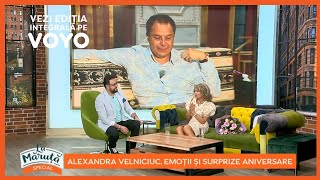 Alexandra Velniciuc, emoții și surprize aniversare