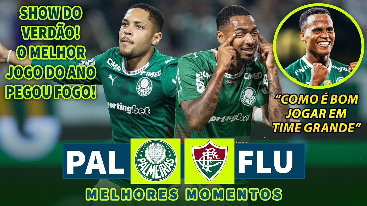 SHOW DE ARIAS E TIGRINHO | Palmeiras x Fluminense | Melhores Momentos (COMPLETO) | 25/02/2026