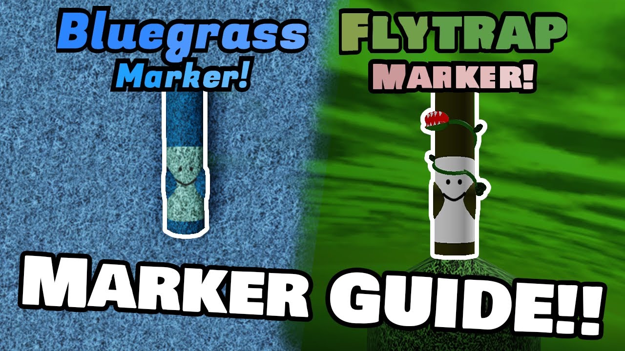 How to get Flytrap Marker and Bluegrass Marker! (Find the Markers Obby Guide) YouTube