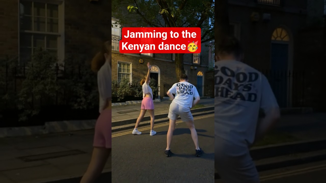 Vibing to the Kenyan dance🥳