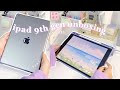 iPad 9th gen aesthetic unboxing | 2021 + accessories ✨