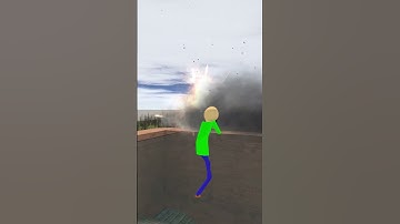 Baldi VS Moai In Maze #shorts