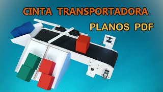 Como hacer una Cinta Transportadora (Planos PDF)