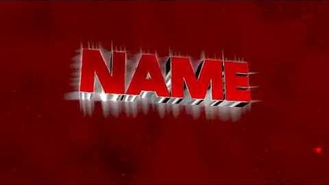 FREE Red Sync Intro Blender Template #18 - By QuentyArtz