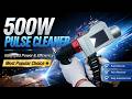 500W Pulse Laser Cleaning Head | Efficient Rust &amp; Paint Removal with Touch Screen Control