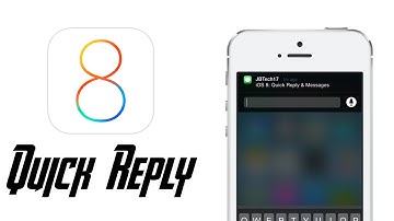 iOS 8 Features: Quick Reply & Messages
