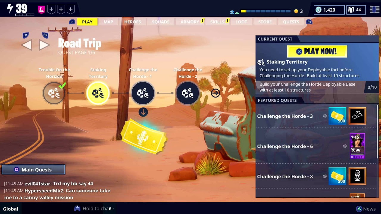 fortnite road trip save the world