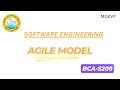 Mastering the Agile Model in Software Engineering: Key Concepts &amp; Essential MCQs | MGKVP