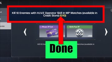 Kill 10 enemies with HIVE operator skill in mp matches | cod mission