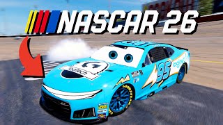 Lightning McQueen in NASCAR 26! (Paint Booth Tutorial)