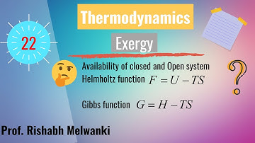 Lec 22: Exergy of closed and open system