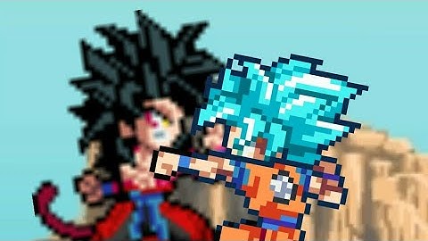 goku ssjblue vs xeno goku ssj4