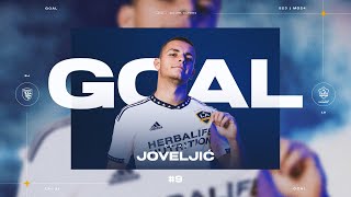 GOAL: Dejan Joveljić from the penalty spot to put LA Galaxy ahead in Cali Clásico