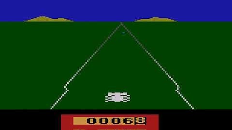 Enduro USA ATARI 2600 VCS HYPERSPIN NOT MINE VIDEO COMPUTER SYSTEM