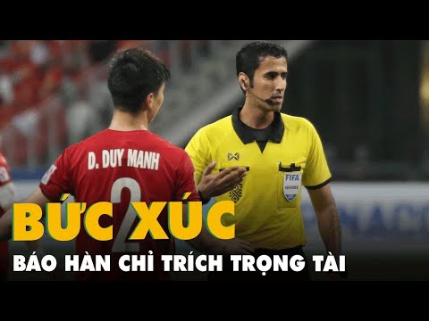 Video 'Trọng tài quyết định mập mờ... cầu thủ Việt Nam chỉ... - youtube