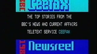 BBC2 Pages From Ceefax & Startup - 1990