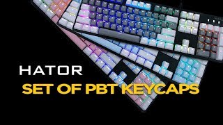 HATOR SET OF PBT KEYCAPS