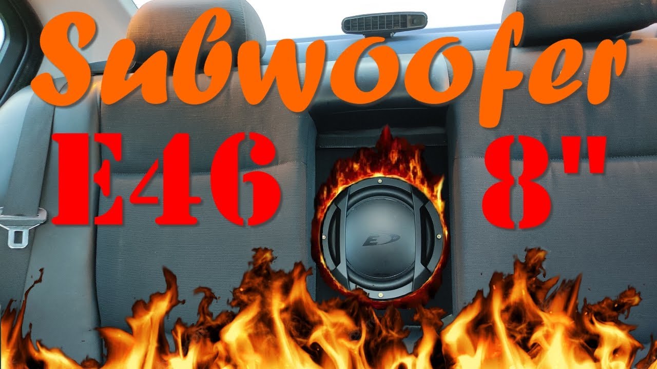 Subwoofer im Skisack BMW E46 Limo/Sedan 