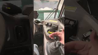 Basic front end loader controls #garbagetrucksvlogs #truckesvlogs