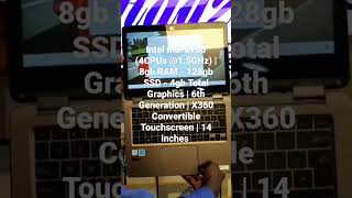 ASUS ZenBok Flip UX360CA | Intel m3-6Y30 (4CPUs @1.5GHz) | 8gb RAM - 128gb SSD - 4gb Total Graphics.