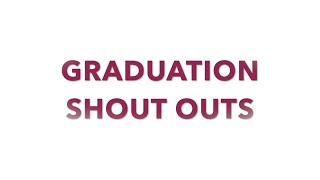 Graduation Shout Out from NMSU Carlsbad's  Allied Health Dept.