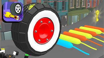 Wheel Smash 🚜💩🌭 All Levels Gameplay (iOS,Android)