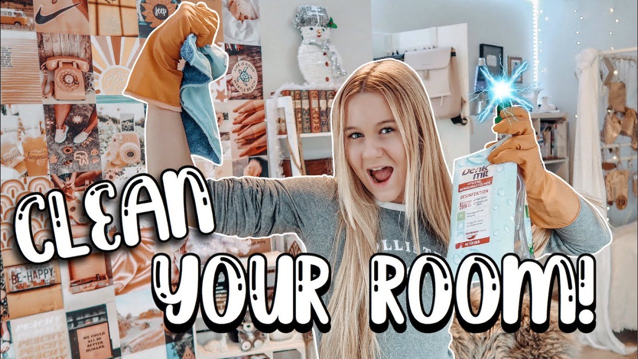 CLEAN YOUR ROOM ! ZIMMER AUFRÄUMEN CHALLENGE | MaVie Vlogmas Tag 11 ...
