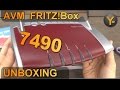 Unboxing/First Look: AVM FRITZ! Box 7490 (DSL+VDSL Router / WLAN 802.11ac / USB 3.0 / DECT Basis)