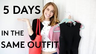 5 Days Of Wearing The Same Outfit | Try Living With Lucie | Refinery29